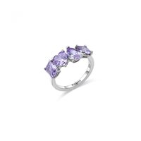 Anello Rosato Donna in Argento Zircone RZGE31B - RZGE31B